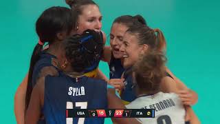 Mondiale Femminile finale 3°4° posto ItaliaUSA 30  GLI HIGHLIGHTS [upl. by Adyahs]