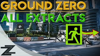 GROUND ZERO  ALL EXTRACT LOCATIONS  Escape From Tarkovs New Location [upl. by Sucam876]