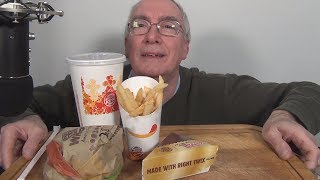 ASMR Eating Burger Kings Angry Whopper Fries and Twix Pie [upl. by Alver177]