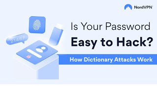 Dictionary Attacks Explained  NordVPN [upl. by Ahsieket532]