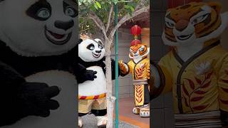 Po amp Tigress from Kung Fu Panda  Universal Studios Singapore [upl. by Allebasi]