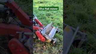 Flail mowing on uneven ground and still does a great job mowing grass flailmower farmequipment [upl. by Atiram]