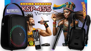 ¿BACKPAK ¿BOCINA Karaoke Vorago KSP455 DESCÚBRELA y que SE ARME LA FIESTA 🎶🎤😎🎶👌 unboxing review [upl. by Anesuza639]