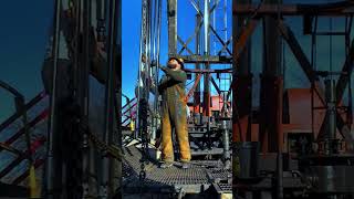 service rig oilfield job rig ad drilling oil tripping [upl. by Eirahcaz]