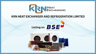 Listing Ceremony of KRN Heat Exchanger and Refrigeration Limited at BSE [upl. by Philis]