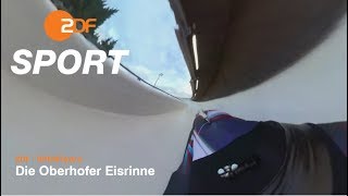 Die Oberhofer Eisrinne in 360°  ZDF SPORTextra [upl. by Lem]