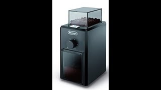 DELONGHI KG89 COFFEE BURR GRINDER REVIEW 2019 [upl. by Bremble623]