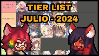 Tier List General Julio 2024 con miawry  Guardian Tales [upl. by Rumilly]