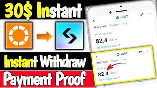 30 USDT Instant 🤑  New Airdrop Instant Withdraw  Orangex Future Bonus  New Crypto Loot Today [upl. by Salvucci]