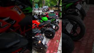 Lineup 💚🔥automobile explore rider ninjamodified ninjaride ktmrc200 rs200 ￼ [upl. by Noislla]