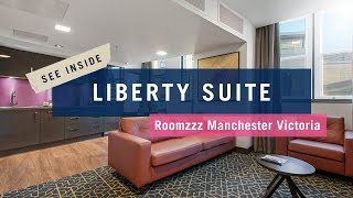 Liberty Suite  Apartment Tour  Roomzzz Manchester Victoria [upl. by Coonan]