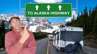 Our Alaska RV Caravan BEGINS TWO Big Rigs [upl. by Analaj]