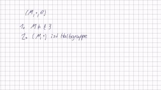 Mathematik für Informatik Studenten 39  Algebraische Grundstrukturen  Monoid [upl. by Lierbag167]