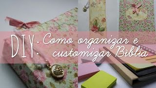 DIY Como organizar e customizar Bíblia Vintage [upl. by Chancellor]