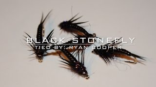 Fly Tying Black Stonefly [upl. by Sotos]