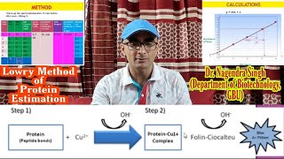 Lowry Assay for Protein Estimation  Folin Lowry Method  Dr Nagendra Singh  PENS39 [upl. by Tades902]