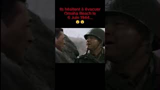 Ils hésitent à évacuer Omaha Beach vue la situation 😮 shorts histoire france ww2 fyp film [upl. by Alebasi]