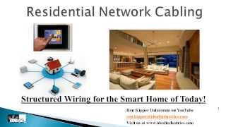 Residential Structured Wiring Systems Part 1 Why and How to Wire a Home [upl. by Verene]