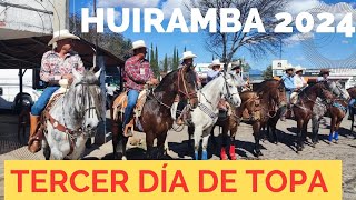 TERCER DÍA DE TOPA En la entrada del Pueblo Huiramba 2024 [upl. by Akinas]