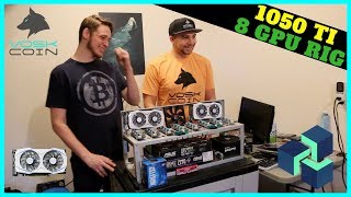 How To Build 8 GPU Mining Rig w 1050 TIs  The 1050 TI Best Budget GPU [upl. by Acinelav]