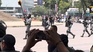 Military Parade  Mexican Independence Day Mexico City September 16 2024 [upl. by Llehsem]