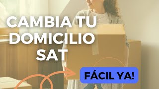 Como hacer un cambio de domicilio fiscal como cambiar de dirección en el SAT tramites en el SAT [upl. by Gage]