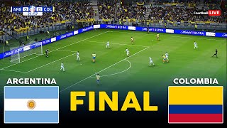 ARGENTINA vs COLOMBIA  FINAL Copa America 2024  Full Match All Goals  Realistic PES Gameplay [upl. by Aedni340]