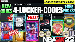 3 NEW LOCKER CODES FOR FREE MT PACKS GUARANTEED DIAMOND ITEM TOKENS AND MORE IN NBA 2K22 MYTEAM [upl. by Haneeja]