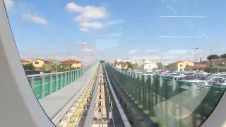 Pisa People Mover cab ride [upl. by Oel]