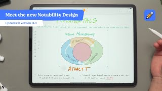 The New Notability Design  Version 14 [upl. by Schlicher8]