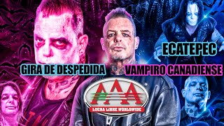 GIRA DESPEDIDA VAMPIRO  ECATEPEC  Lucha Libre AAA [upl. by Cornew700]