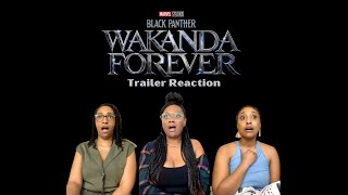 MARVEL STUDIOS BLACK PANTHER WAKANDA FOREVER  COMIC CON TRAILER REACTION  WHATWEWATCHIN [upl. by Orlanta]