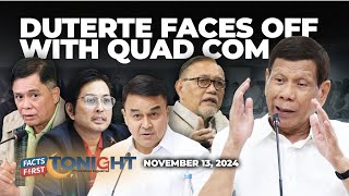 Duterte humarap na sa Quad Committee [upl. by Gatias254]