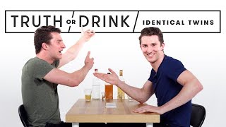 Identical Twins Play Truth or Drink  Truth or Drink  Cut [upl. by Yonah]