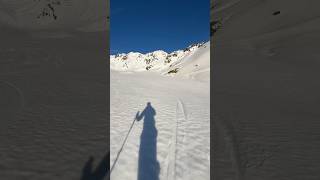 Scialpinismo all’alba in Val Senales skitouring skialp valsenales neve [upl. by Teryl]