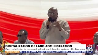 Govt is dedicated to modernising land administration systems through digitalization  Dr Bawumia [upl. by Hairim]