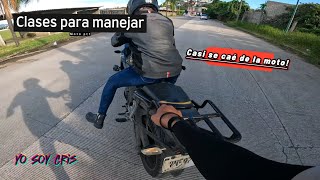 ¿Como manejar moto Estandarautomaticasemiautomatica Pt1 clases de manejo MOTO ESTANDAR [upl. by Eitsirk]