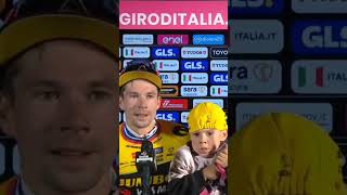 roglic junior steals the show Primoz giroditalia roglic bicicleta Giro GCN [upl. by Atteynot]