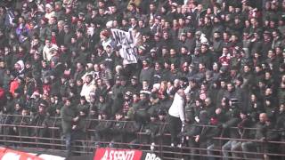 Milan Napoli 00 Curva Sud Milano CORI CONTRO I NAPOLETANI E DE LAURENTIIS  IN FULL HD [upl. by Amilb292]