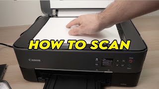 How to Scan With a Canon Pixma TS6420a amp TS5320a Printer [upl. by Sherman]