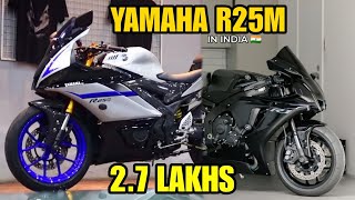 FINALLY YAMAHA R25M LONCHED IN INDIA ⚡👍 ktmduke yamahar25m yamhaa yamahar15 0to100 [upl. by Connelly]