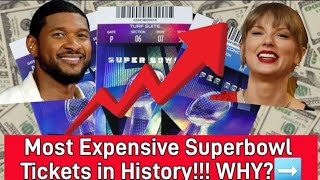 Most Expensive Superbowl Tickets in History Why Super Bowl 58 [upl. by Aisa]