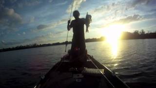 GoPro OrlandoFL Bass Fishing Big SandLake Lake [upl. by Ahtar]