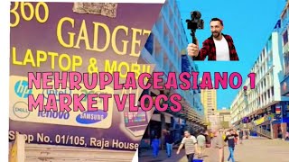 Nehru place market asia no 1 vlogs  rajesh kumar nehru place vlogs entertainment youtubevideo [upl. by Flin]