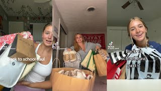 Back to school haul  TikTok compilation [upl. by Riehl28]