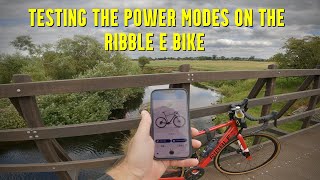 Testing the power modes on the Ribble e bike… [upl. by Stahl]