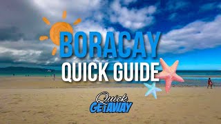 BORACAY Island Philippines  QUICK GUIDE 2024 [upl. by Enelra]