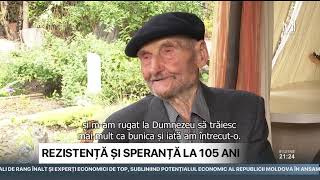 La 105 ani cea mai vârstnică persoană din țară mai are dorințe neîmplinite [upl. by Hortensia]