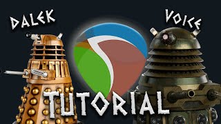 Dalek Voice Changer Tutorial Reaper VRCHAT [upl. by Kutzer]