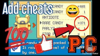 How to add cheats in Pokemon fire red PC [upl. by Yesiad]